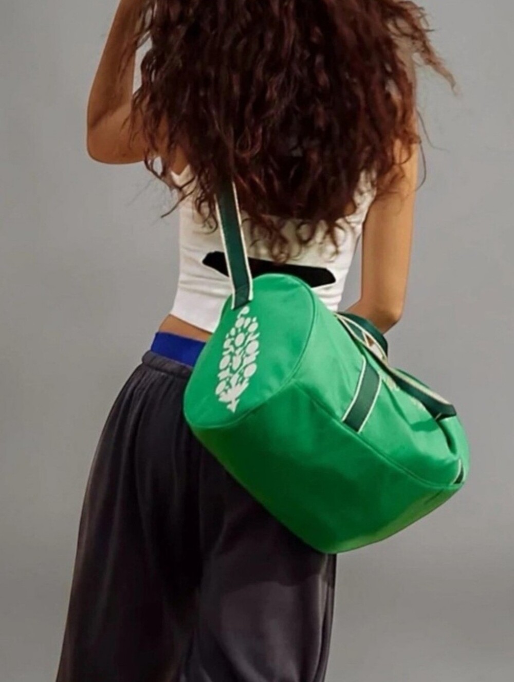 FP Movement by Free People Good Sport  Duffel Bag Athletic Green Gym